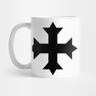 Coptic cross (black) Mug